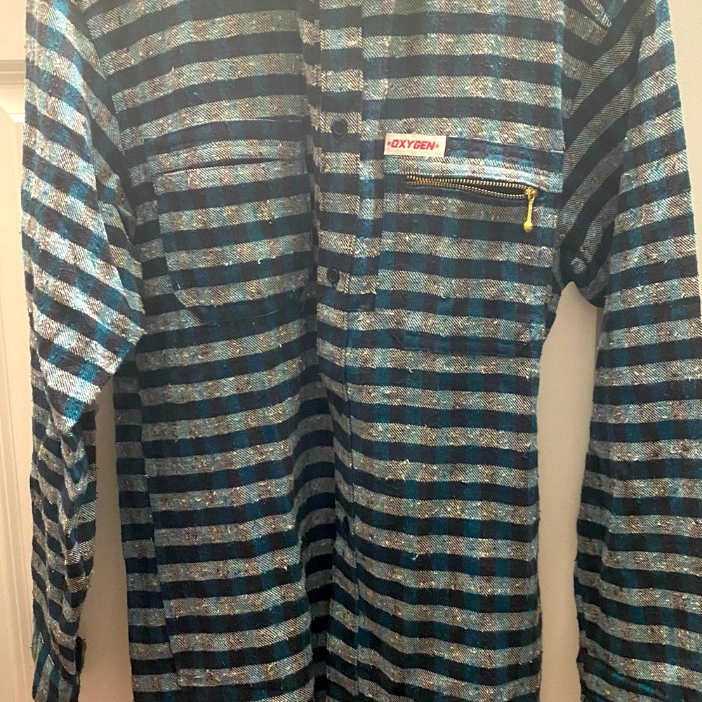 Oxygen brand vintage women’s shirt. Long sleeve, cotton. USA, gently used.